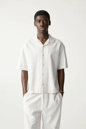 Pull&Bear Linnenmix Overhemd Met