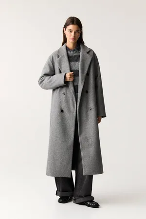 Pull&Bear Lange Soft Touch Jas