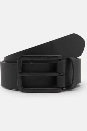 Pull&Bear Riem Met Leereffect En Logo
