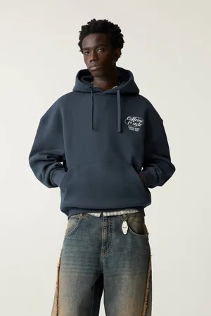 Pull&Bear Hoodie Met Grafische Print