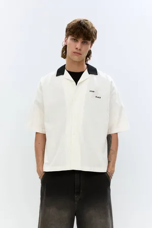 Pull&Bear Overhemd Van Linnenmix Met Bloemenprint