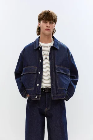 Pull&Bear Denim Jack Met Zelfkant