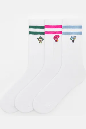 Pull&Bear Pack Met 3 Paar The Powerpuff Girls Sokken
