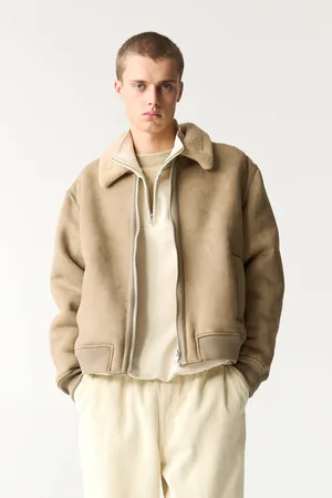 Pull&Bear Jack Van Imitatiesu??de Met Teddy Voering