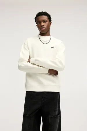 Pull&Bear Stwd Sweatshirt Met Ronde Hals