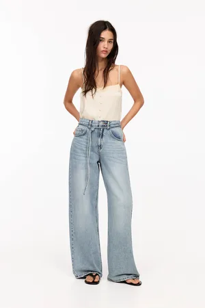 Pull&Bear Baggy Jeans Met Riem