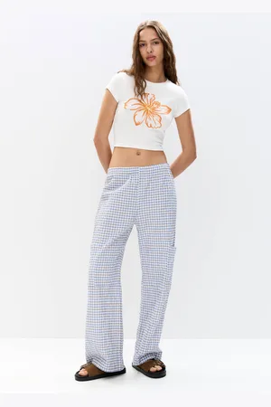 Pull&Bear Pyjamalook Broek Met Ruiten