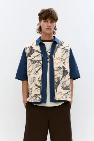 Pull&Bear Gilet Met Takkenprint