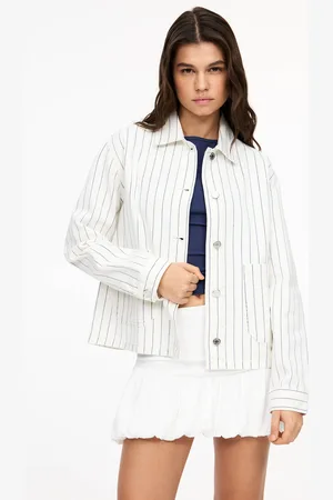Pull&Bear Katoenen Jack Met Strepen