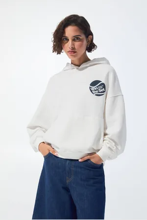 Pull&Bear Hoodie Met Tennisprint
