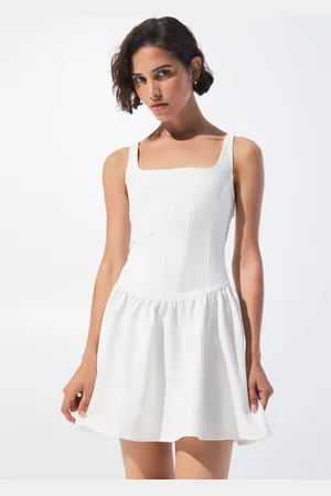 Pull&Bear Korte Jurk In Korsetstijl