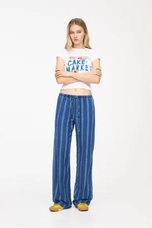 Pull&Bear Gestreepte Rustieke Broek