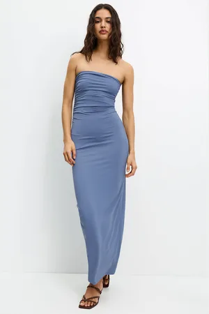 Pull&Bear Strapless Polyamide Jurk