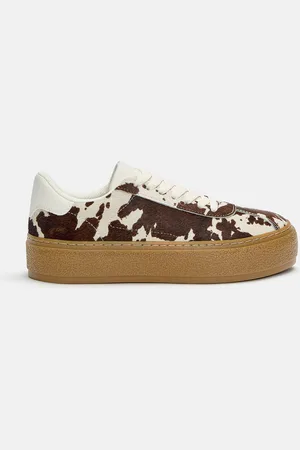 Pull&Bear Runderleren Sneakers Met Dikke Zool