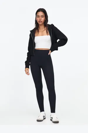 Pull&Bear Naadloze Ribcord Legging