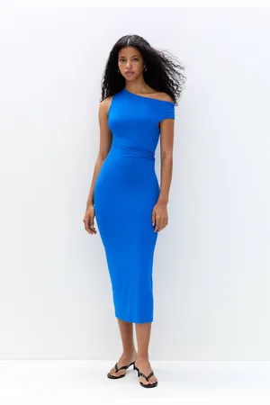 Pull&Bear Polyamide Midi-Jurk