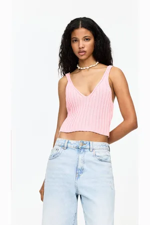 Pull&Bear Crochet Top Met Bandjes
