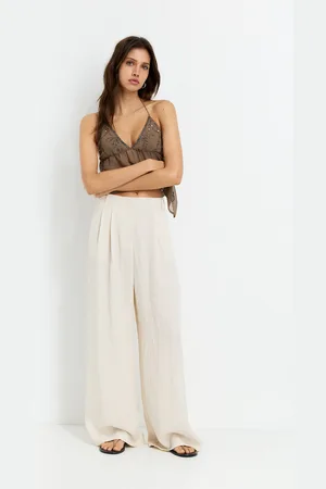 Pull&Bear Geplooide Nette Broek