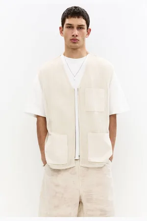 Pull&Bear Utility Gilet Met Gaasstof