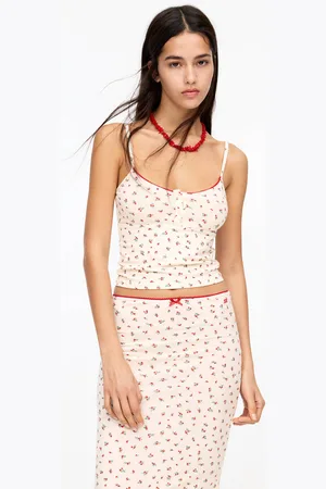 Pull&Bear Gebloemde Lingerietop