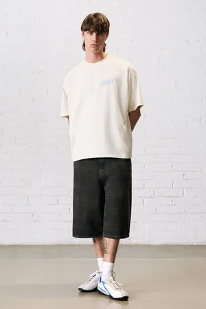 Pull&Bear T-Shirt Met Korte Mouw En Stwd-Graffitiprint