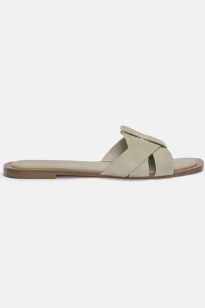 Pull&Bear Platte Sandaal Met Gekruiste Bandjes