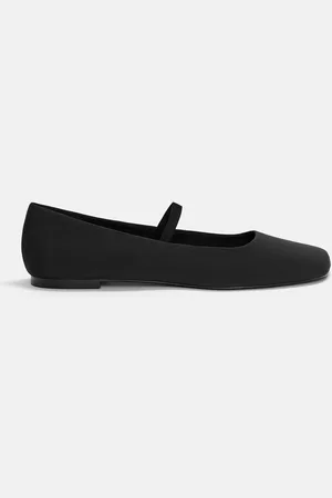 Pull&Bear Zwarte Ballerina Met Bandje