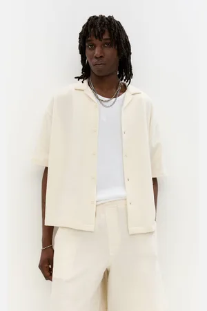 Pull&Bear Rustieke Overhemd Met Korte Mouw