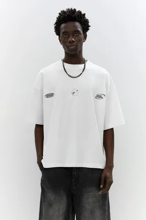 Pull&Bear T-Shirt Met Korte Mouw En Stwd-Print