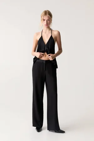 Pull&Bear Nette Broek Met Satijnen Tailleband