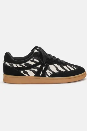 Pull&Bear Leren Sneakers Met Dierenprint