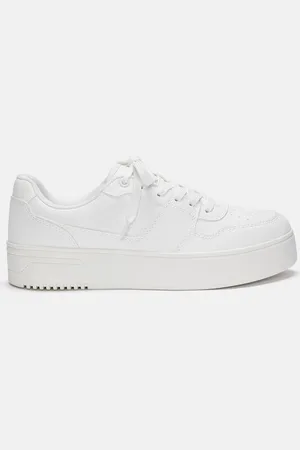 Pull&Bear Basic Sneakers Met Dikke Zool