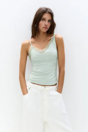 Pull&Bear Asymmetrische Lingerietop