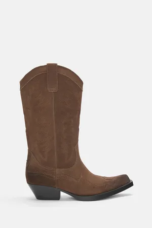 Pull&Bear Leren Cowboylaars
