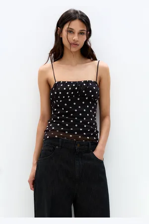 Pull&Bear Schouderbandjes-Top Met Stippen