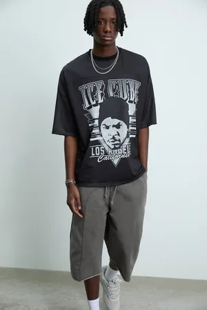 Pull&Bear Ice Cube T-Shirt Van Gaasstof