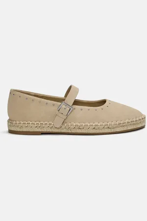 Pull&Bear Jute En Leren Ballerina