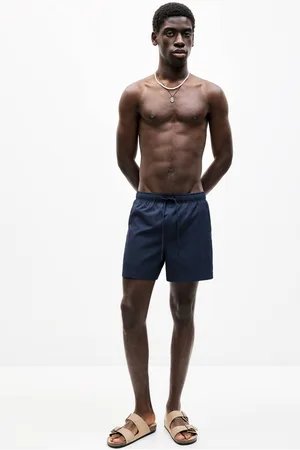 Pull&Bear Zwembroek Van Gestructureerde Stoffen