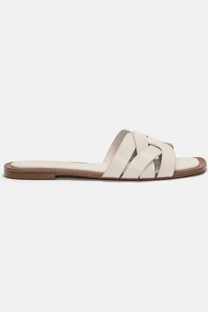 Pull&Bear Platte Sandaal Met Gekruiste Bandjes