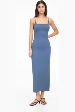 Pull&Bear Polyamide Midi-Jurk