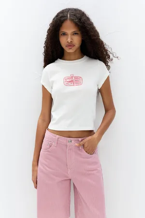 Pull&Bear T-Shirt Met Blikje Sardines En Lange Mouw