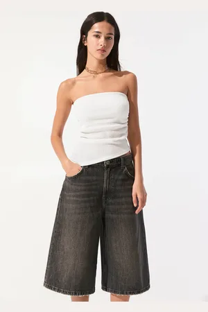 Pull&Bear Asymmetrische Strapless Top