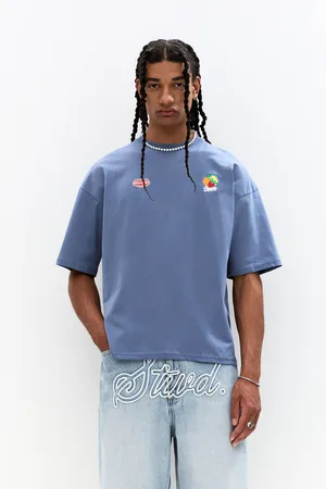 Pull&Bear Stwd T-Shirt Met Fruitborduursel