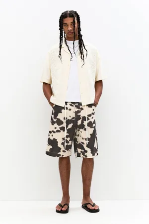 Pull&Bear Bermuda Met Koeienprint