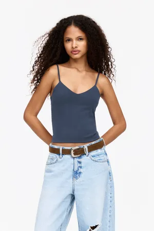 Pull&Bear Top Met Bandjes En V-Halslijn