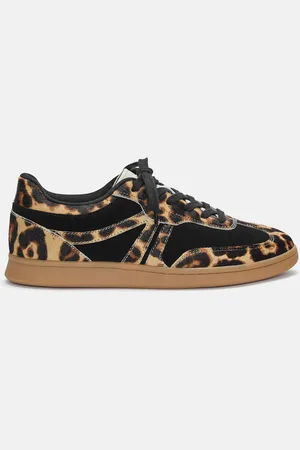 Pull&Bear Leren Sneakers Met Dierenprint