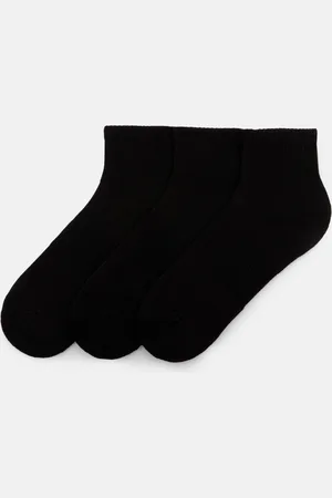 Pull&Bear 3-Pack Zwarte Enkelsokken