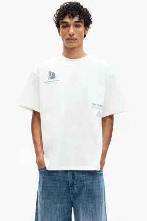 Pull&Bear T-Shirt Met De Denker-Print