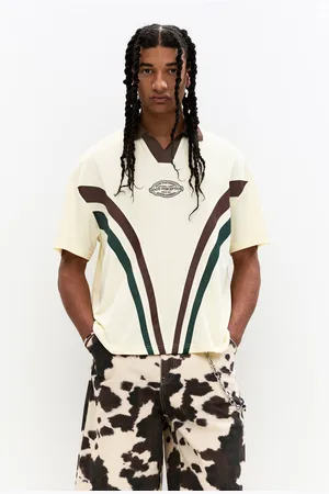 Pull&Bear T-Shirt Met Colour Block En Polokraag
