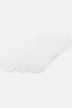 Pull&Bear 3-Pack Korte Witte Sokken
